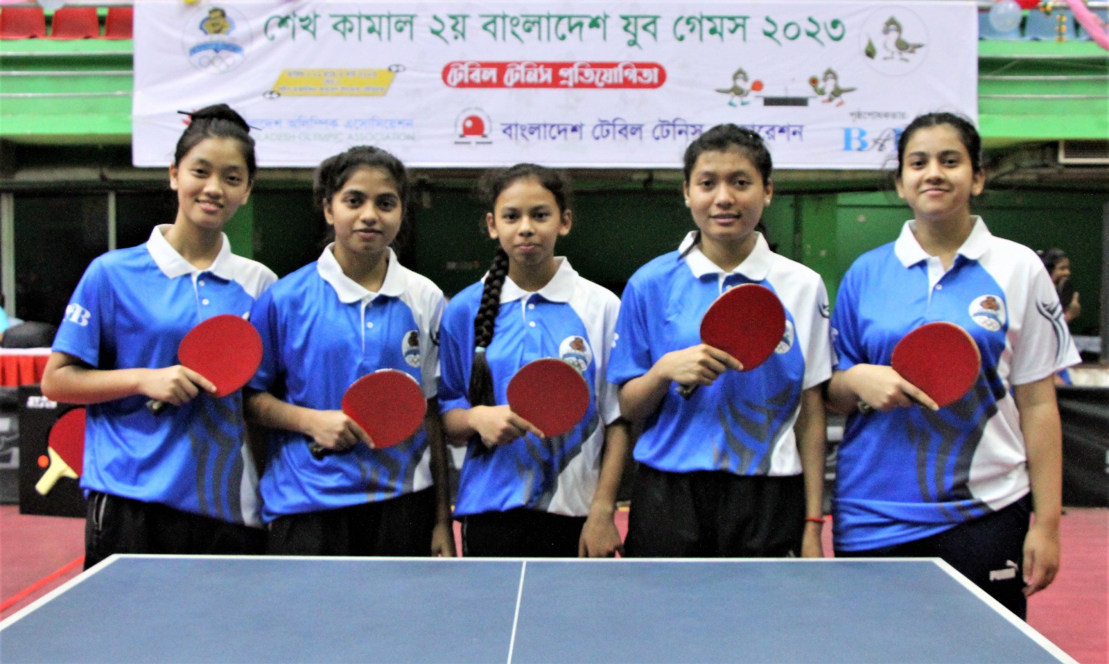 টেবিল টেনিস স্বর্ণ চট্টগ্রাম ও রাজশাহীর
